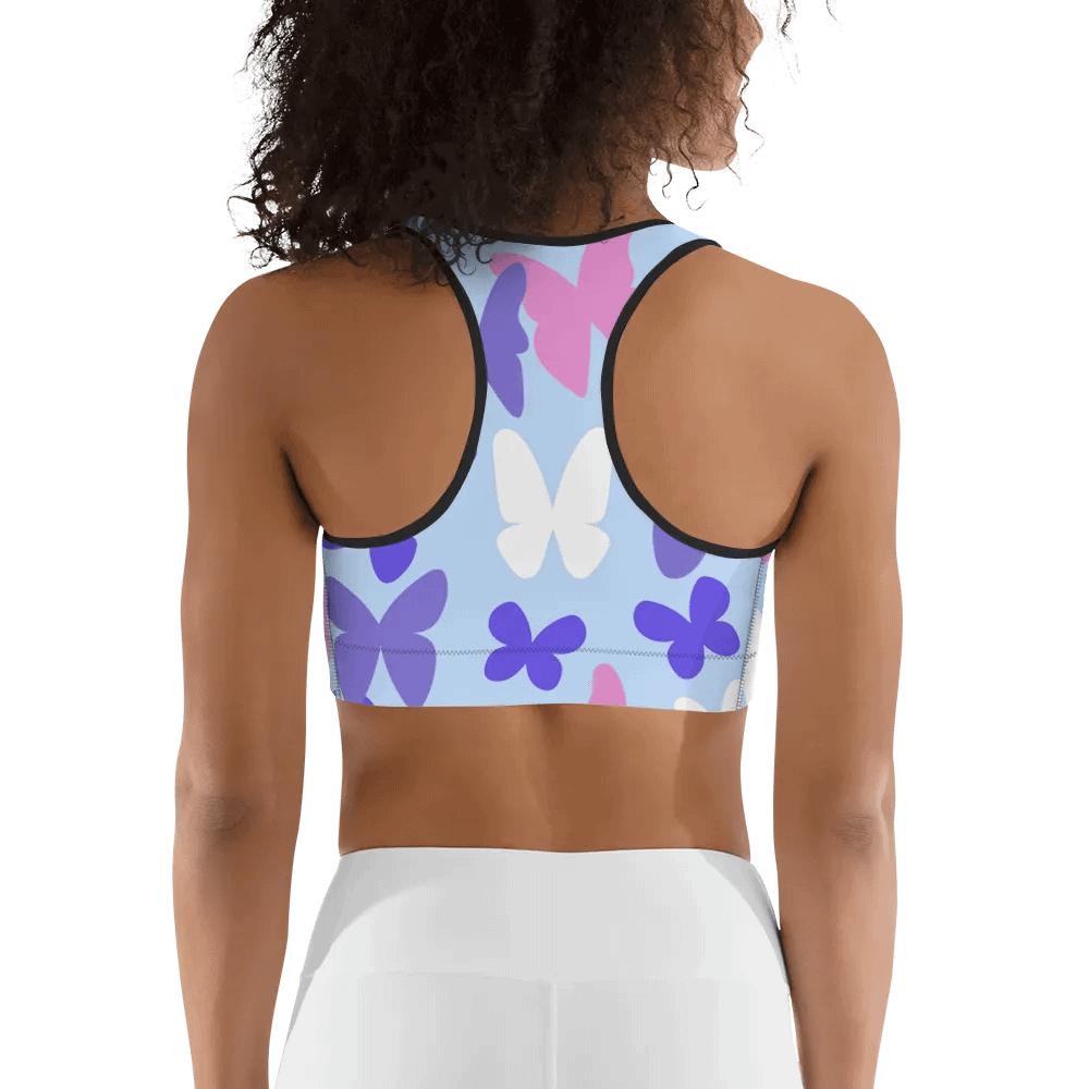 Butterfly Dreams All-Over Sports Bra product image (5)