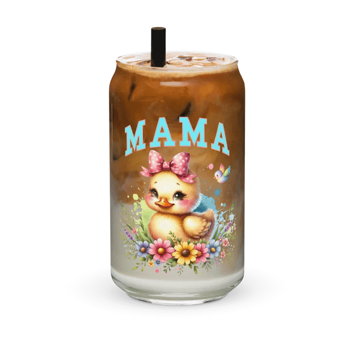 Mama Chicks Can-Shaped Glass 2 product image (1)