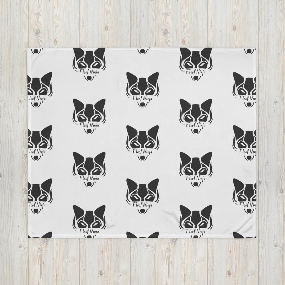Floof Ninja Throw Blanket - 50″ × 60″ (127 × 153 cm) product image (4)