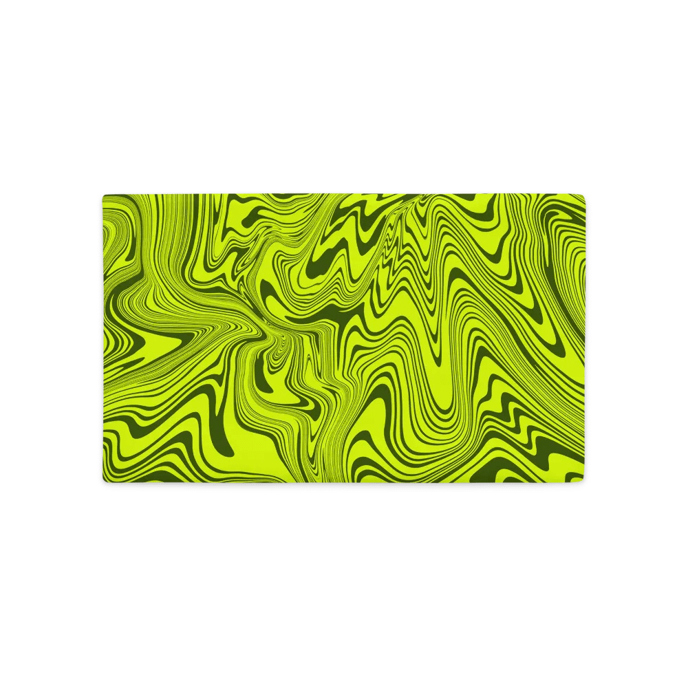 Premium Pillow Case - Abstract Yellow Swirls product image (5)