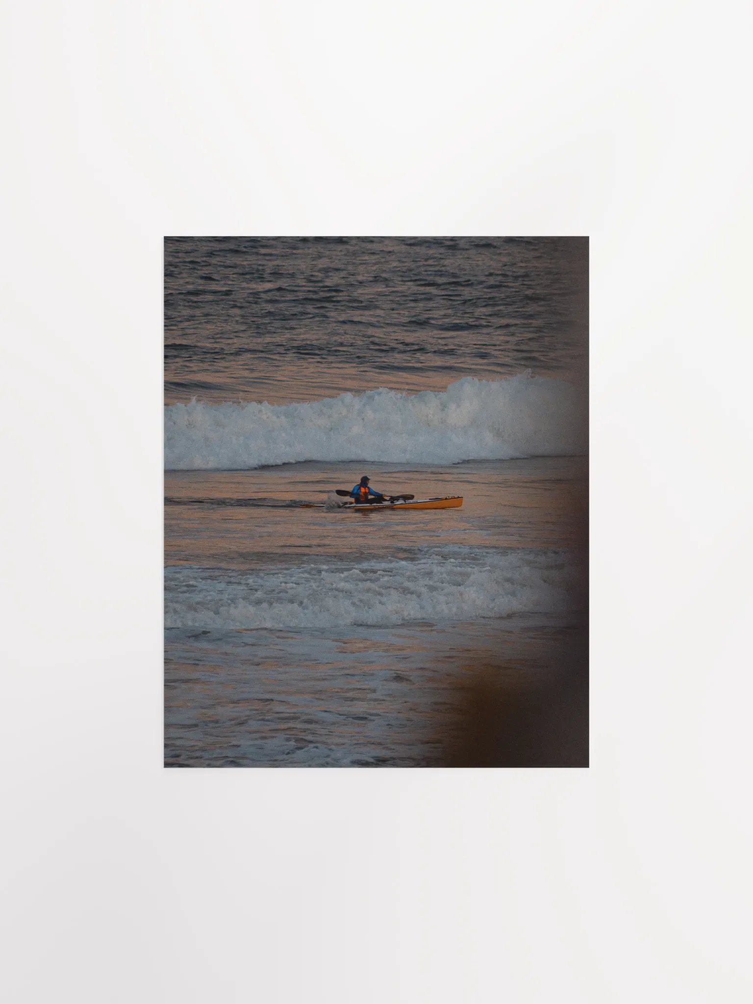 Sunset Serenity Kayak Poster product image (2)