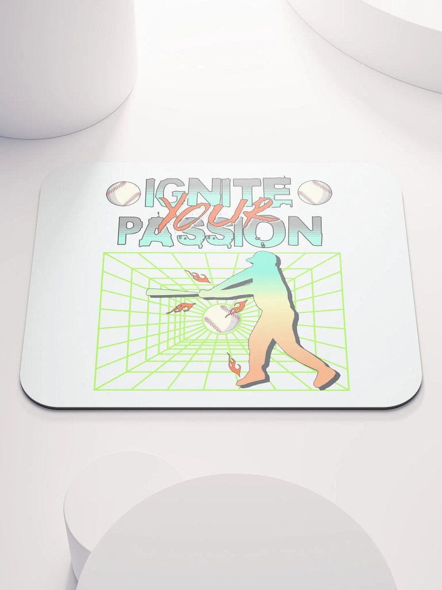 Ignite Your Passion Baseball Mouse Pad product image (3)