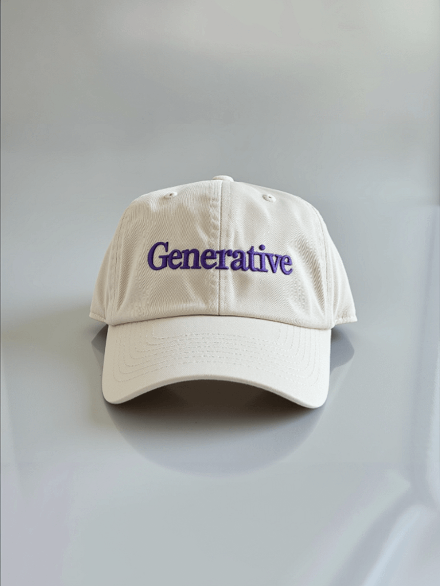 Cream Classic Generative Hat product image (2)