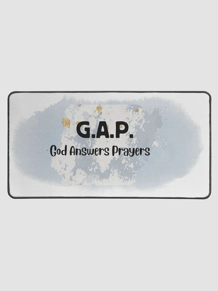 God Answers Prayers Desk Pad Blue product image (1)