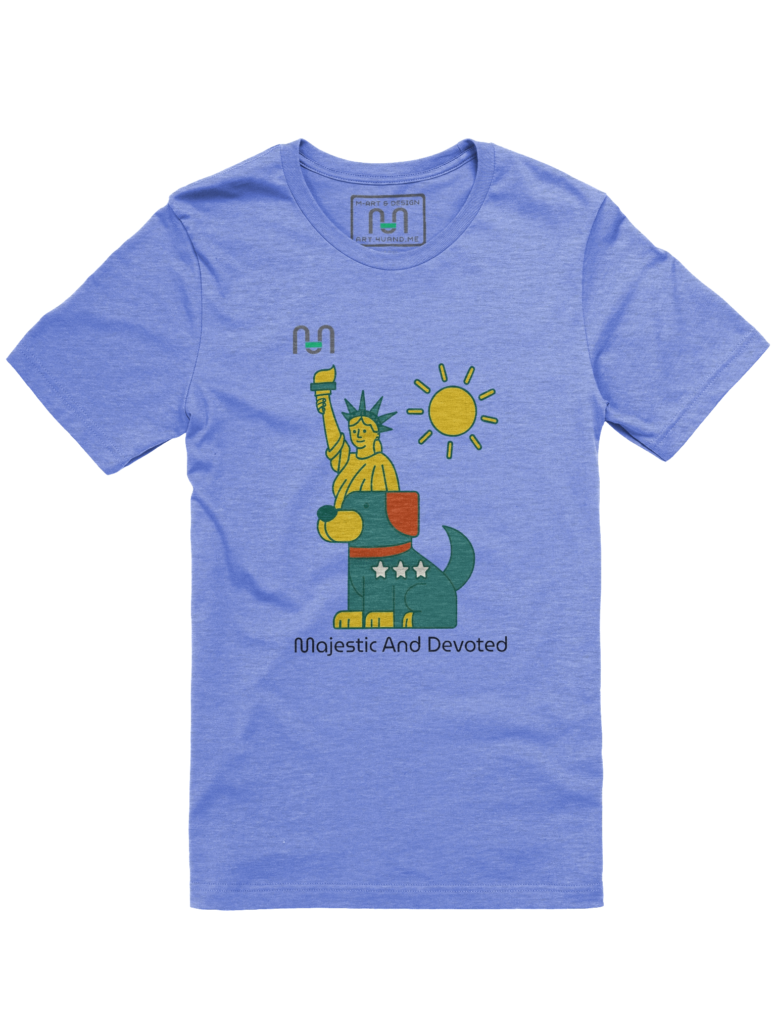 Star Spangled Pup – Patriotic Pooch Tee – M Style - M-Art & Design product image (37)