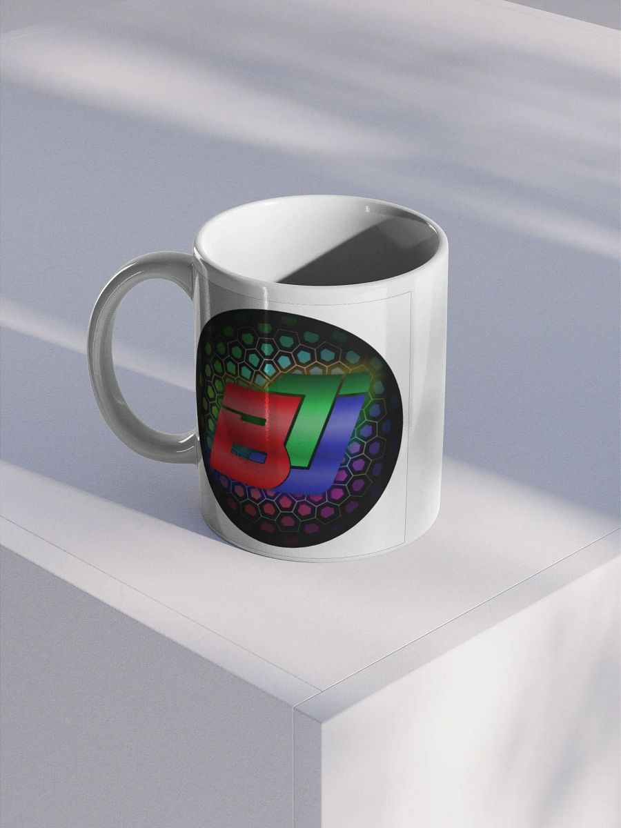 BTJ GAMES coffee mug disco ball logo product image (1)