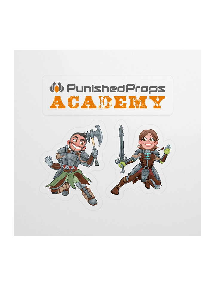 Punished Props Academy Sticker with Skyrim Toons product image (1)