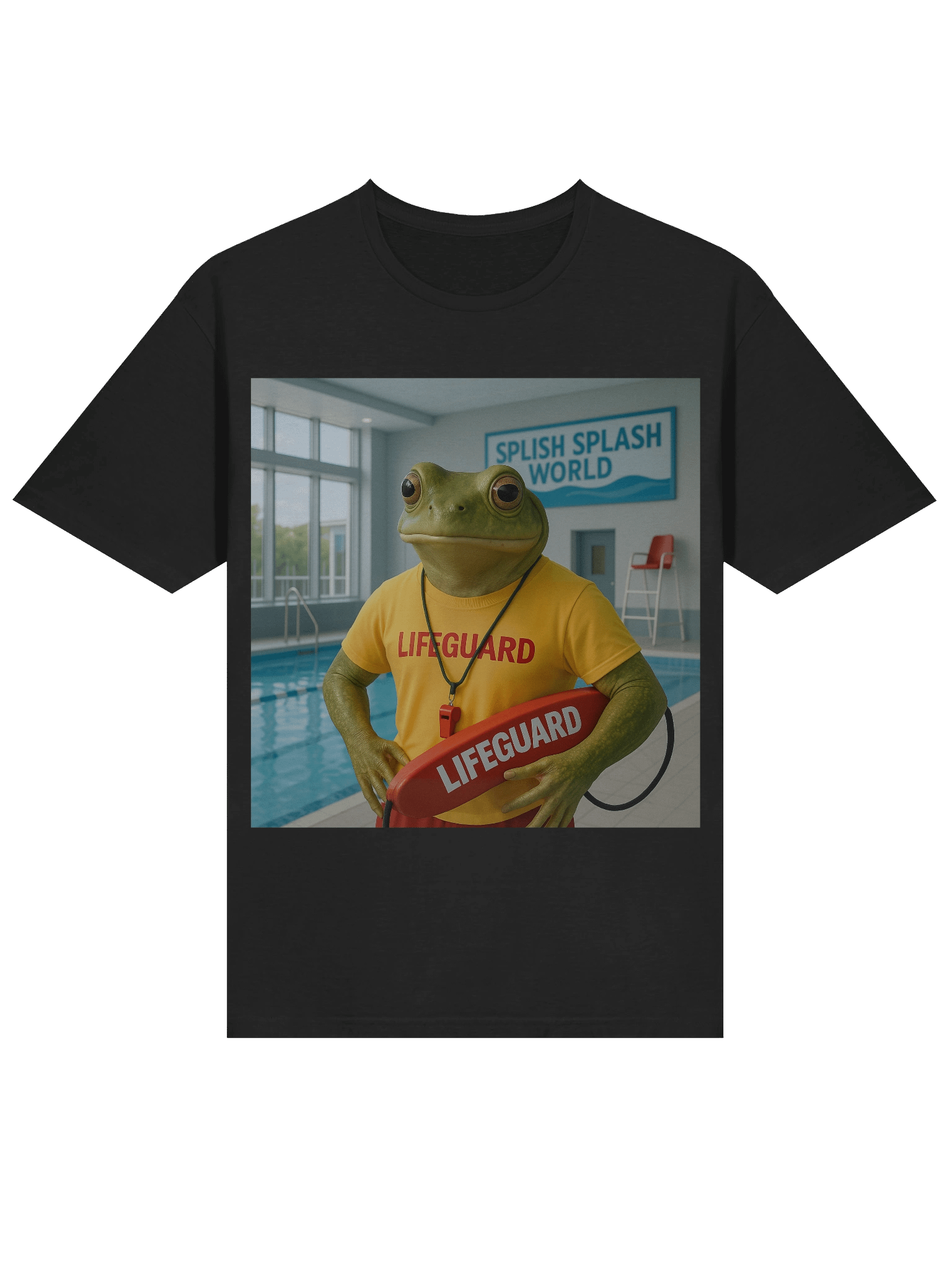 Splish Splash Lifeguard Frog T-Shirt product image (24)