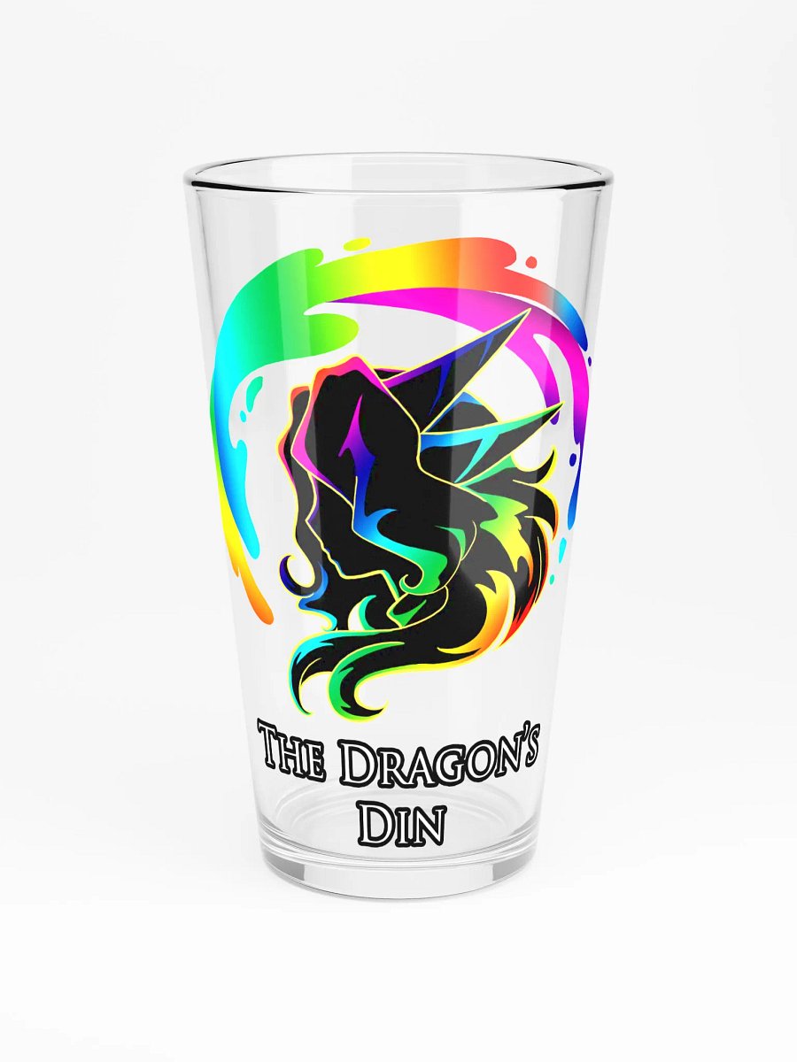 The Dragon's Din Logo Pint Glass product image (3)