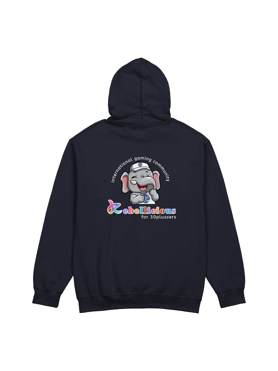 Rebellicious Laughing Rebelphant Gildan Hoodie product image (29)