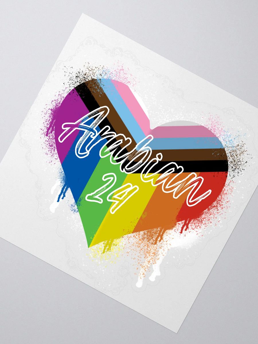 Arabian Heart Sticker - Small product image (2)