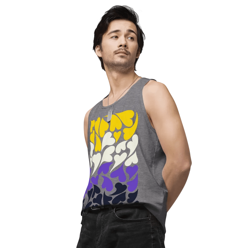 Nestled PRIDE Nonbinary Tank Top product image (4)