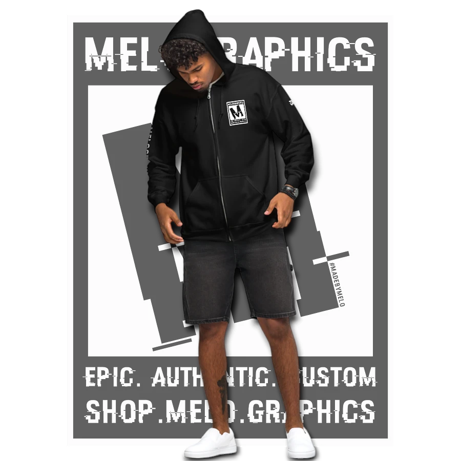 MELOGRAPHICS - Classic Zip Hoodie | #MadeByMELO product image (10)