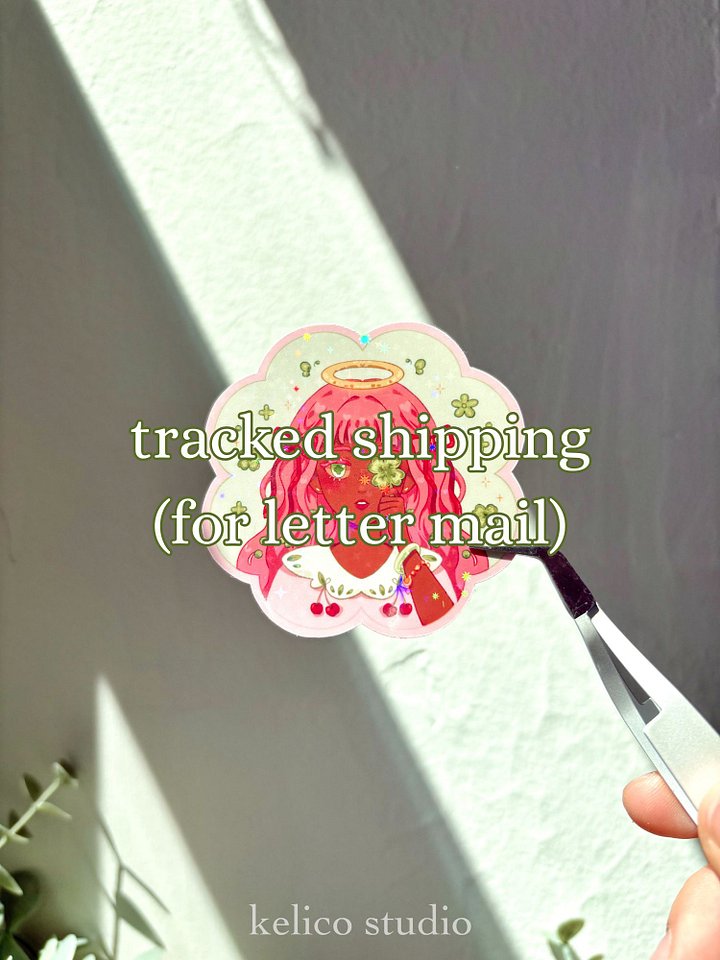 tracked shipping (for letter mail/stickers ONLY) product image (1)