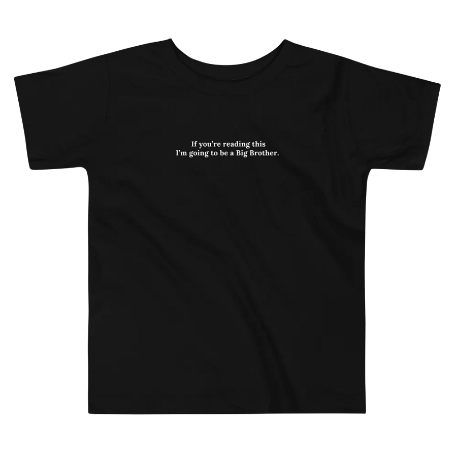 Big Brother To Be - Toddler Short Sleeve Dark Tee product image (1)