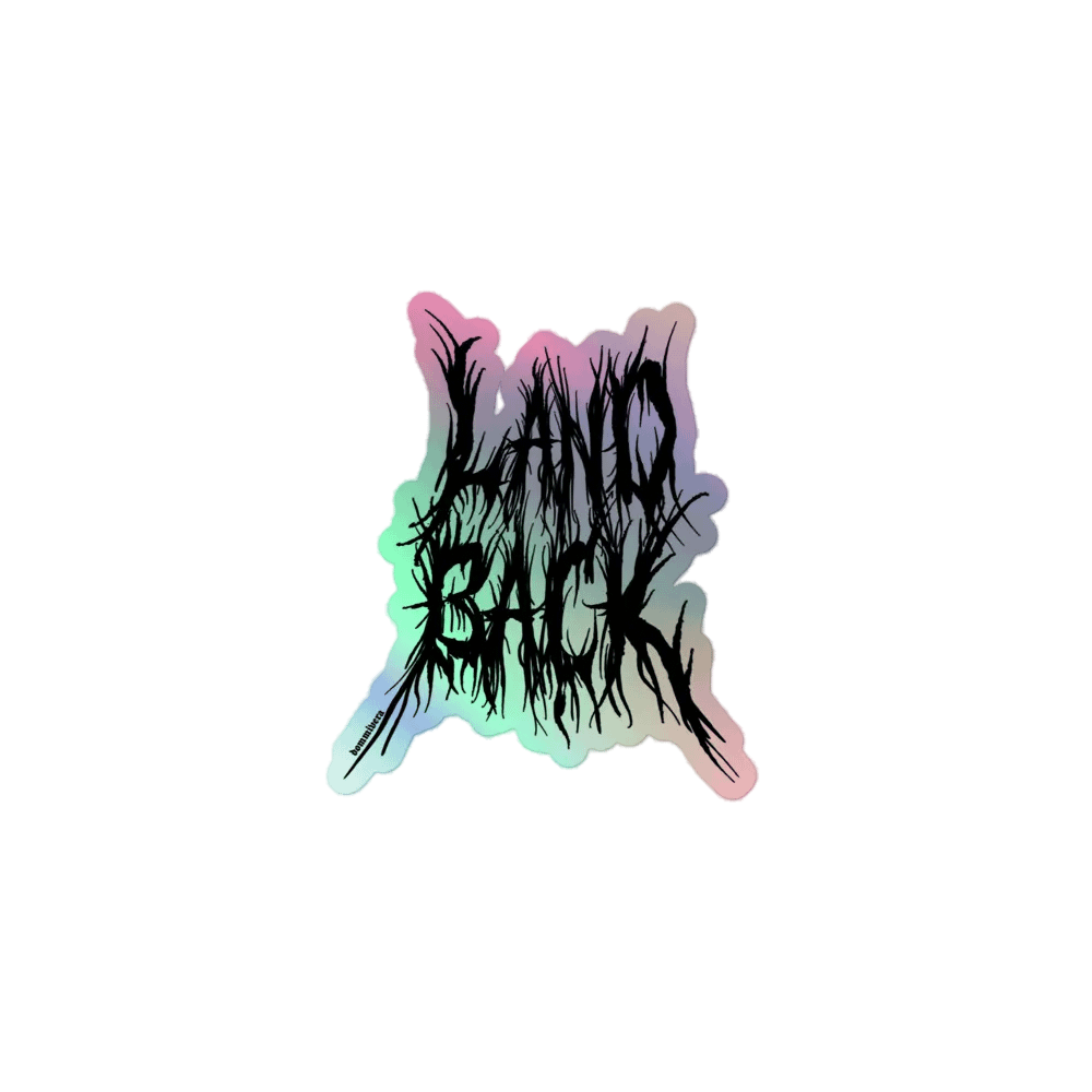 LAND BACK - HOLO STICKER product image (1)