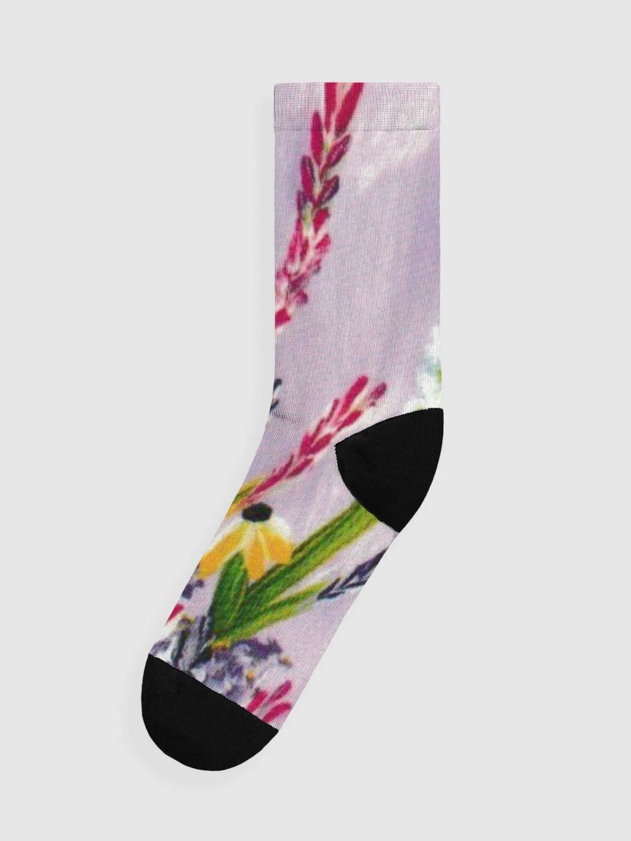 Floral Harmony Sustainable Crew Socks product image (3)