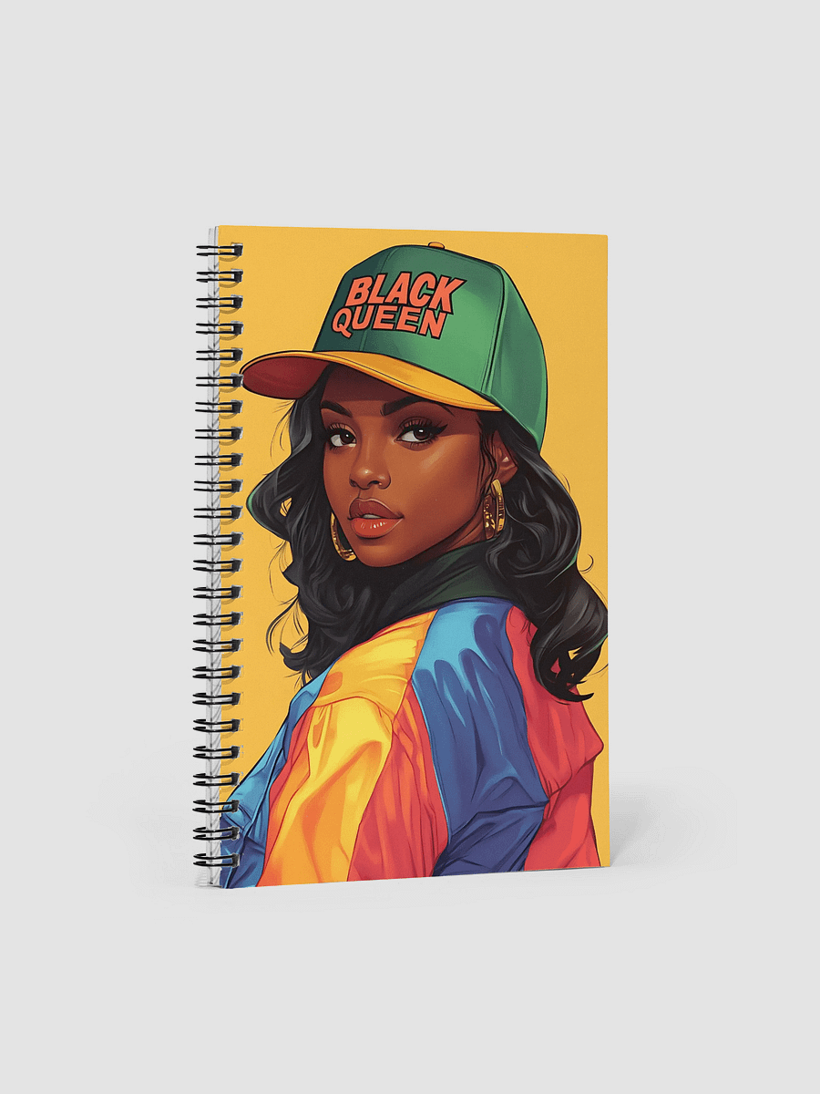 Black Queen Spiral Notebook product image (1)
