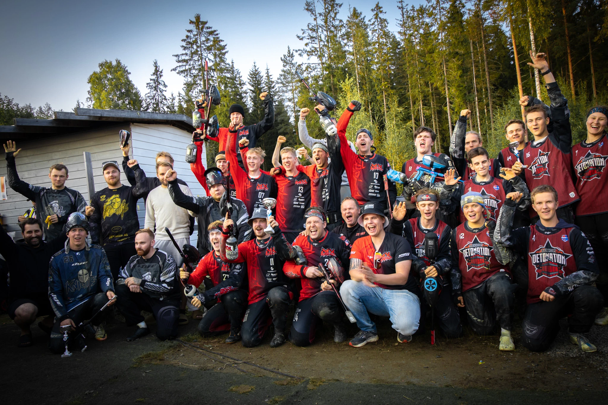 What a day of paintball here at NPL4 at Skarnes, Norway👊
Congrats for taking the win Molde Xtreme, followed by Knights and Rø...