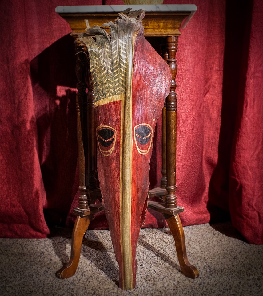 Hand-Painted Tropical Deity Mask product image (1)