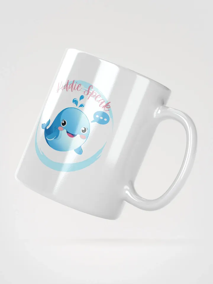 Blue Whale White Glossy Mug product image (5)