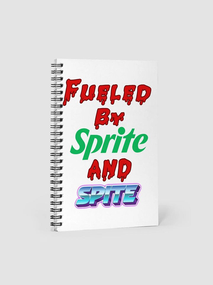 "Sprite and Spite" Spiral Bound Notebook product image (1)