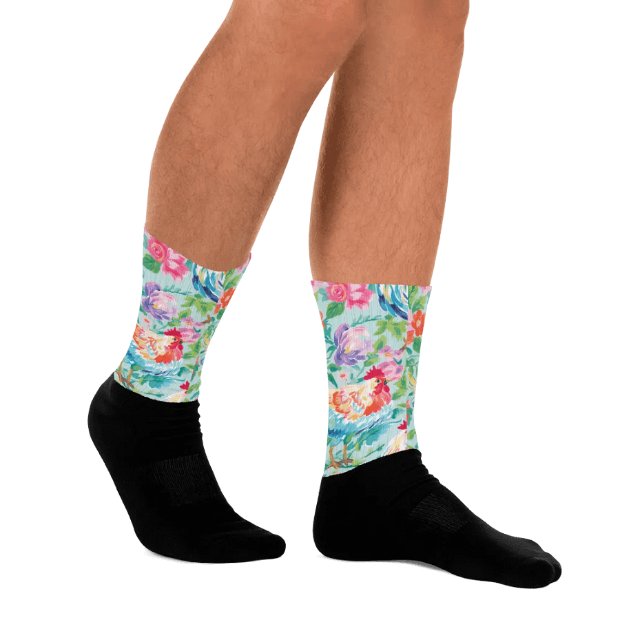 Floral Chicken Socks product image (12)