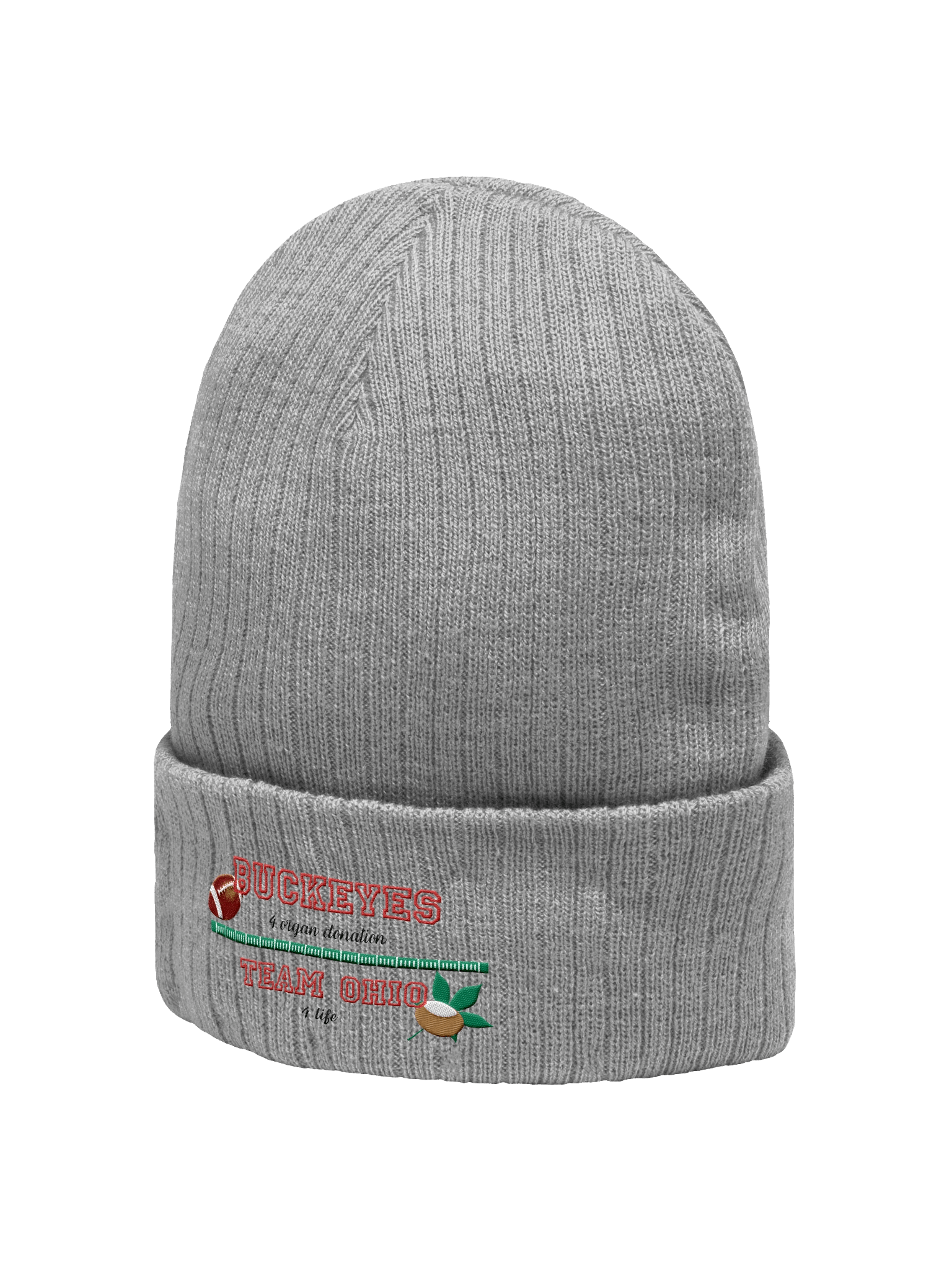 Buckeyes Team Ohio Ribbed Beanie product image (2)