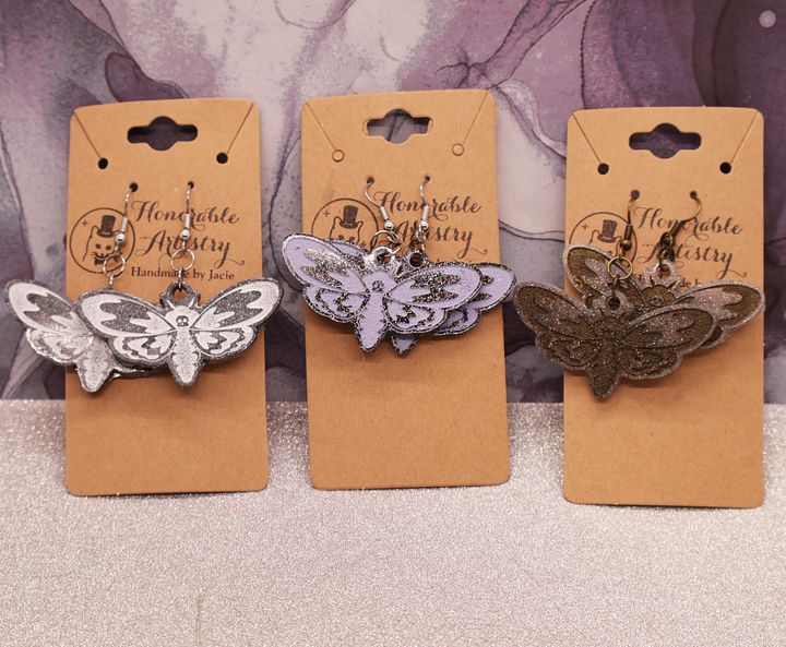 Death's-head Hawkmoth Earrings product image (1)