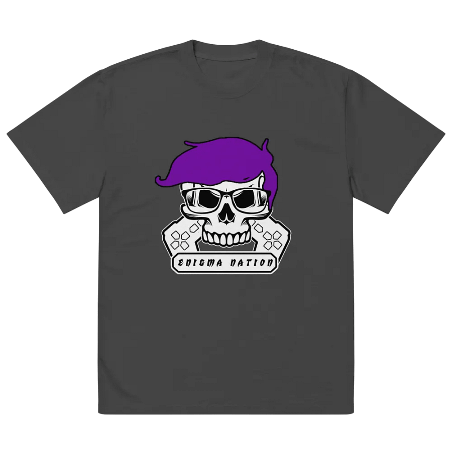 Enigma Nation AS Colour Premium Oversized Faded T-Shirt (PRINTED) product image (5)