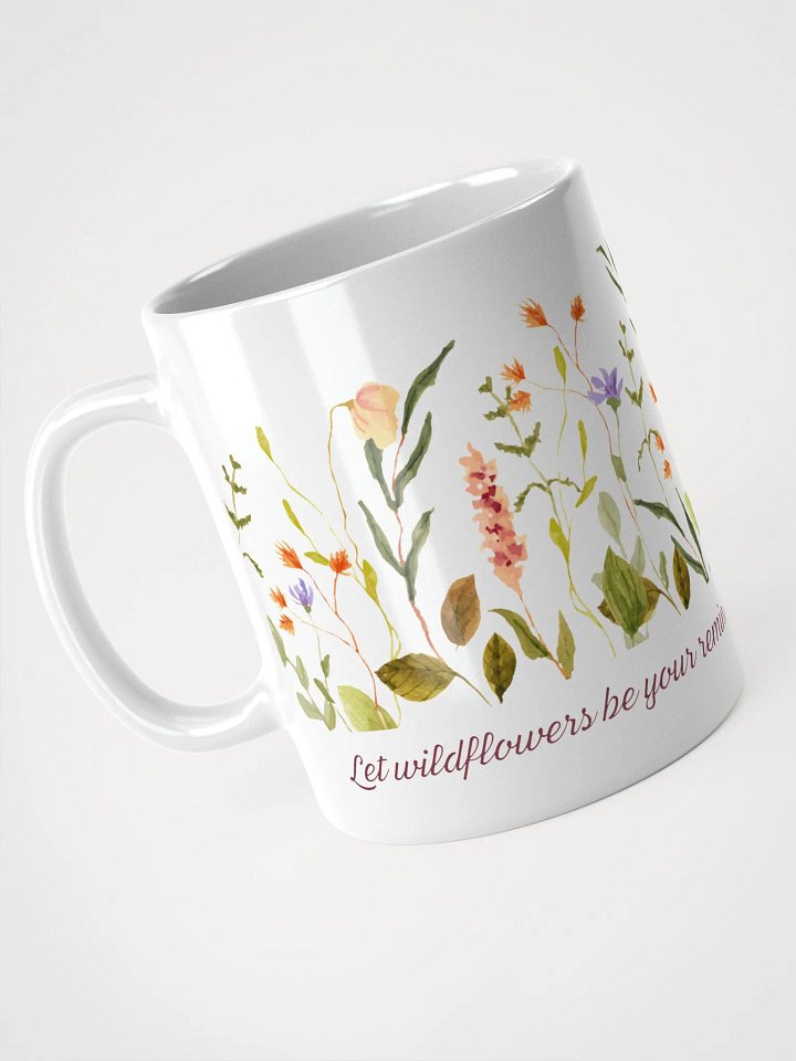 GROW, BLOOM, THRIVE - MOTIVATIONAL WILDFLOWER MUG product image (2)