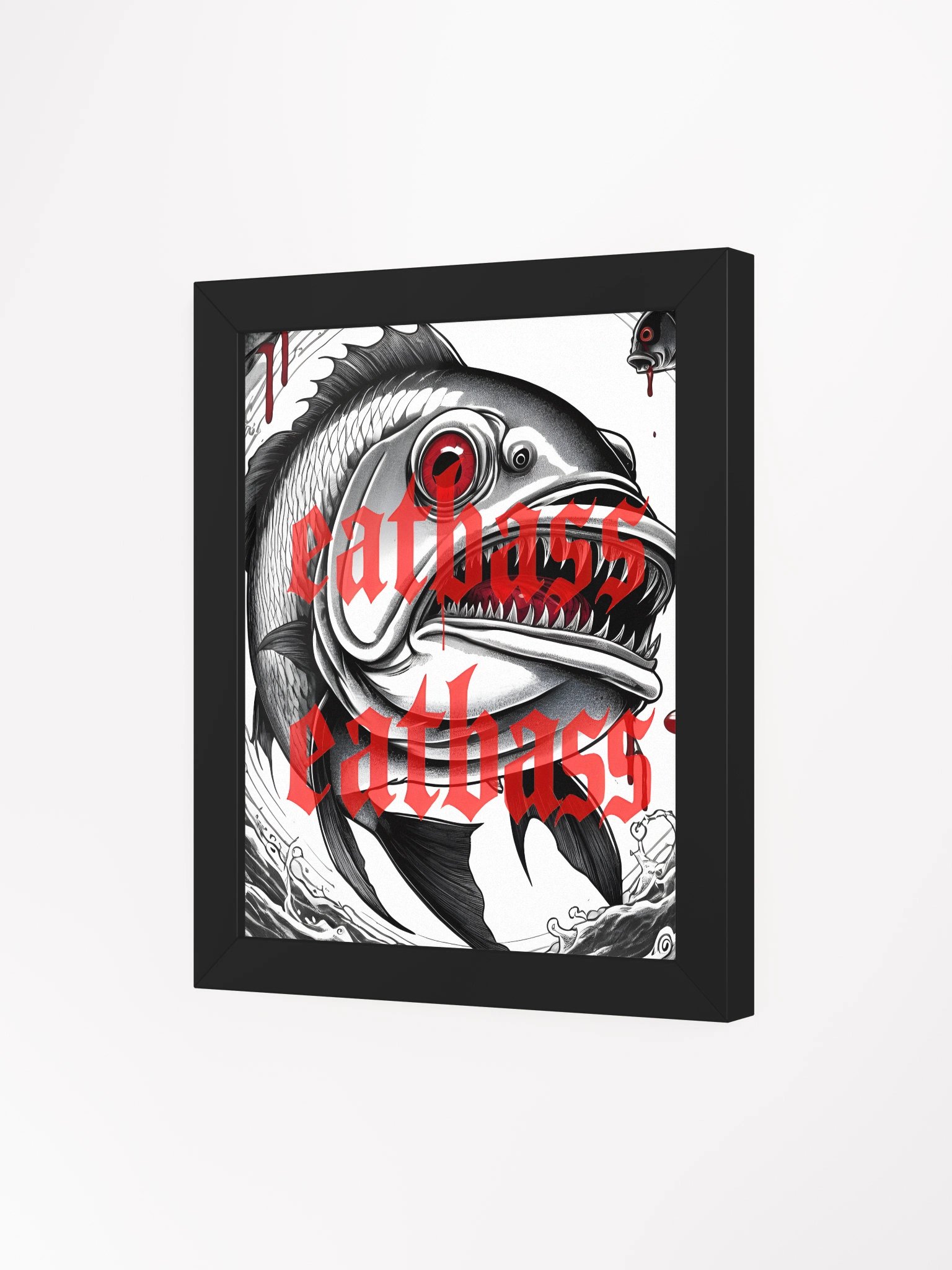 Framed Horror Art Print by EatBass product image (3)