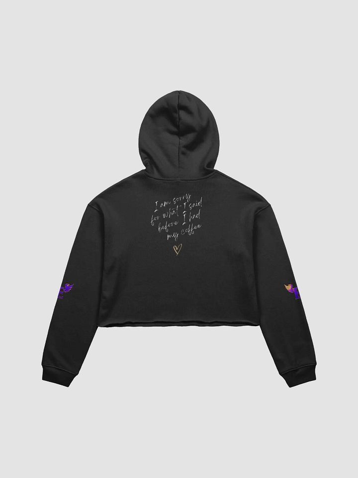 Cold Weather Coffee Love Crop Hoodie product image (5)
