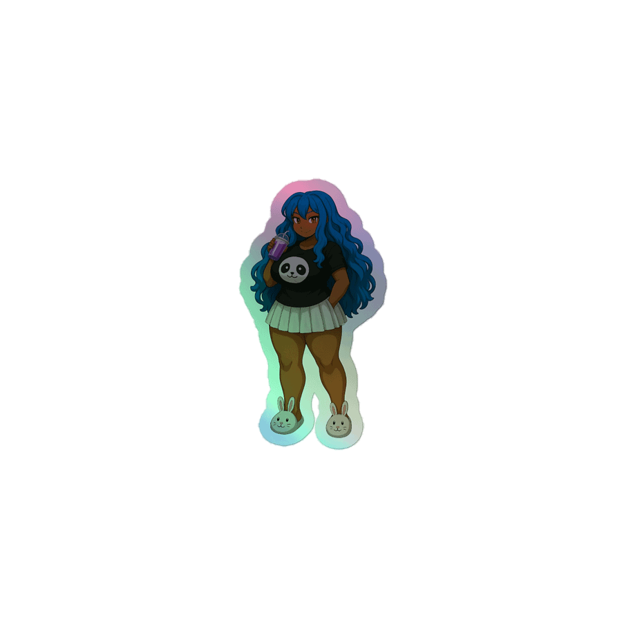 Panda Dreams Holographic Sticker Sheet product image (1)