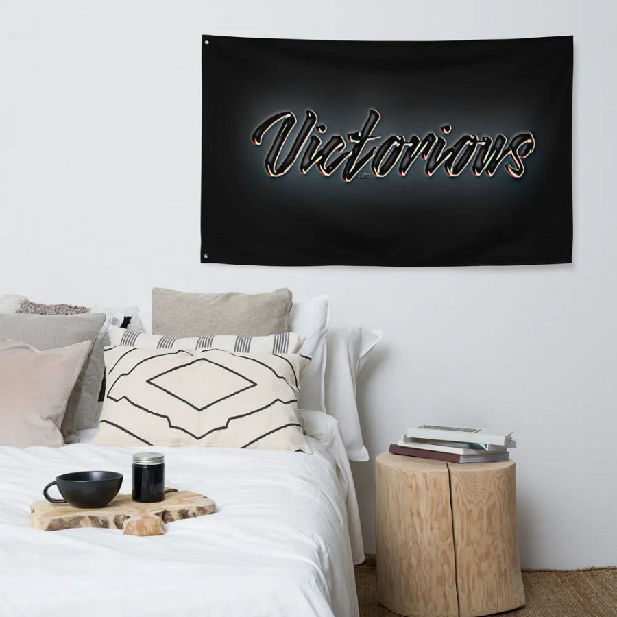 Victorious - Black - Flag product image (4)