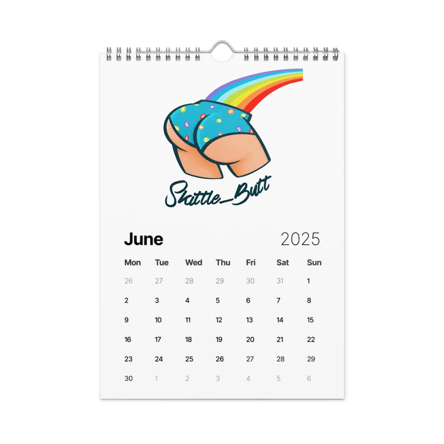 Skittle Butt 2025 Wall Calendar product image (8)