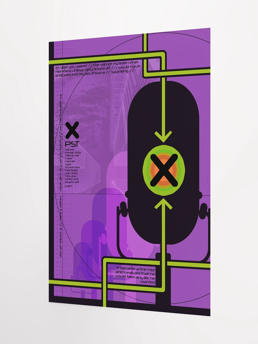 Phase Set Transit | Purple Paper Poster product image (3)