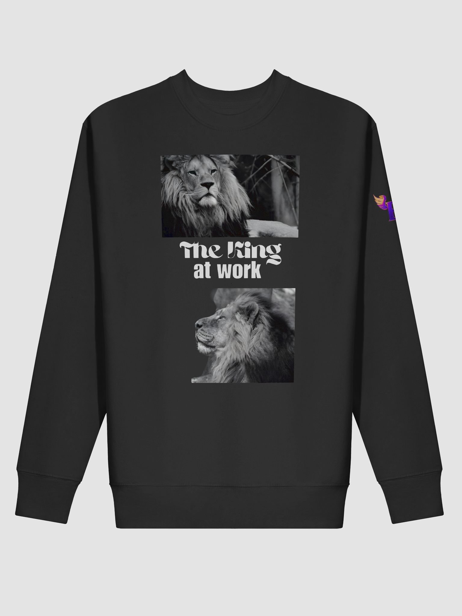The king at work: Crew neck product image (2)