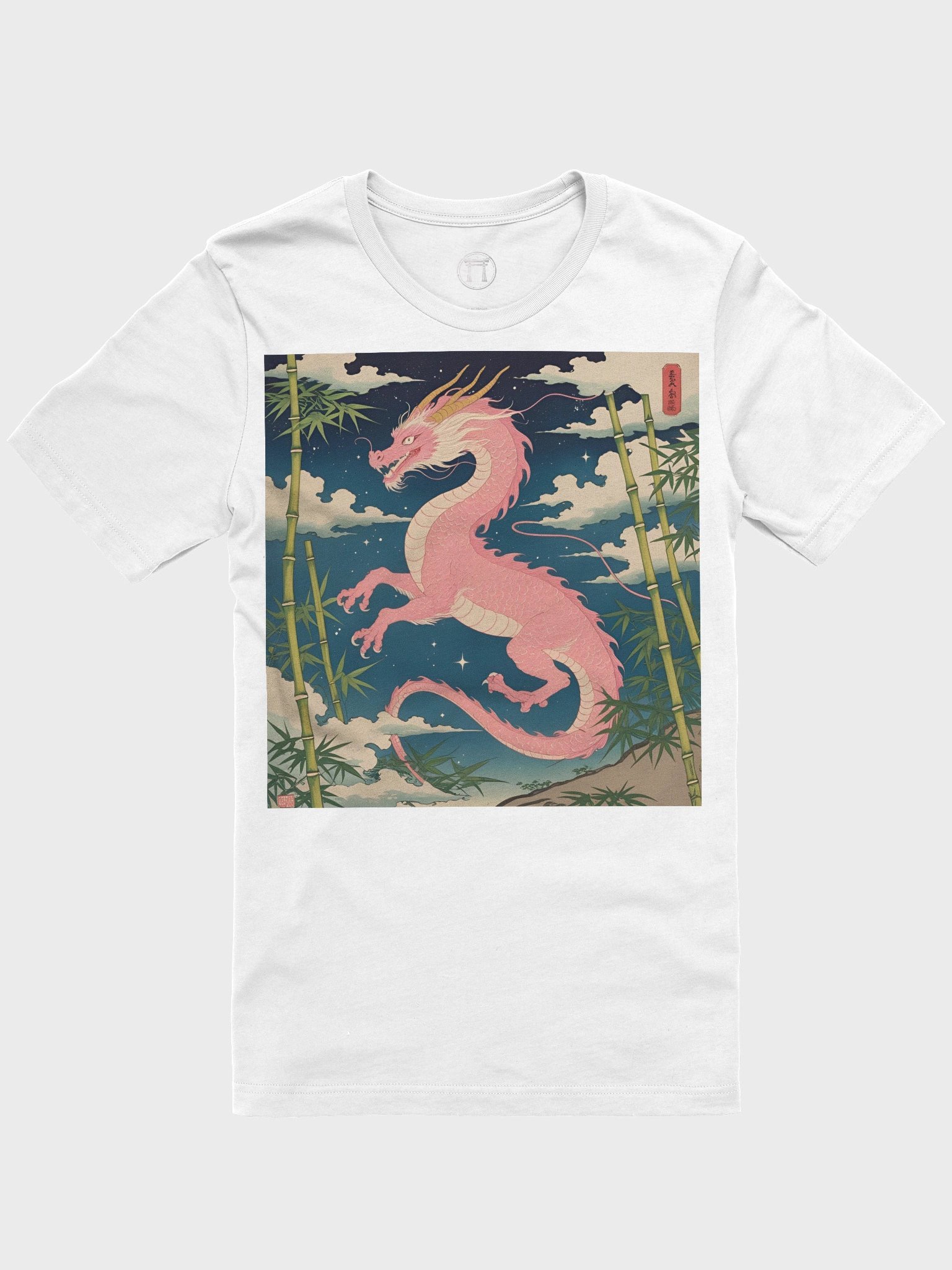 Ryoshin - Sakura no Ryū (Cherry Blossom Dragon), Ancient Ryū Collection, T-Shirt, Front Design product image (1)