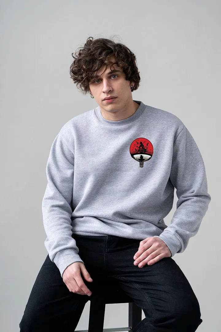 Itachi Uhichia Symbol & Design Crewneck Sweatshirt product image (1)