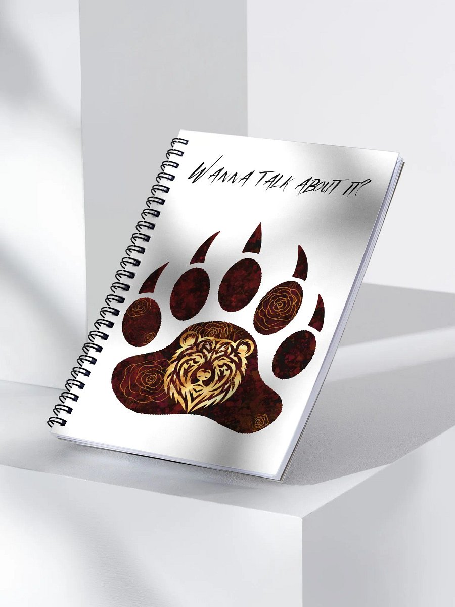 Elegant Bear Spiral Notebook product image (3)