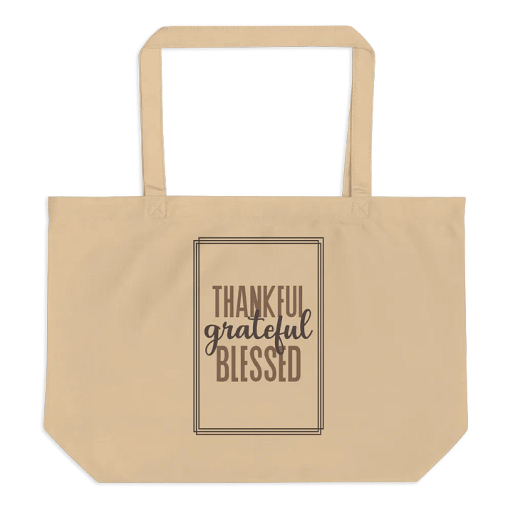 Thankful, Grateful, Blessed Tote Bag product image (1)