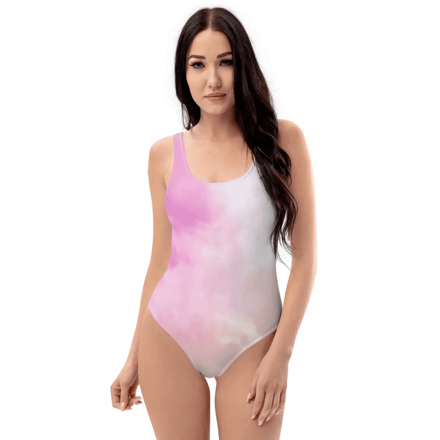 Blur Cloud Rainbow Design one piece Swimsuit - V4 product image (5)