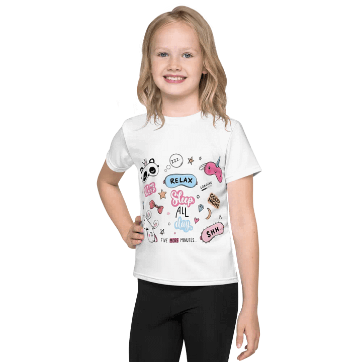 Kids T-Shirt Sleep Masks Set Printed product image (1)