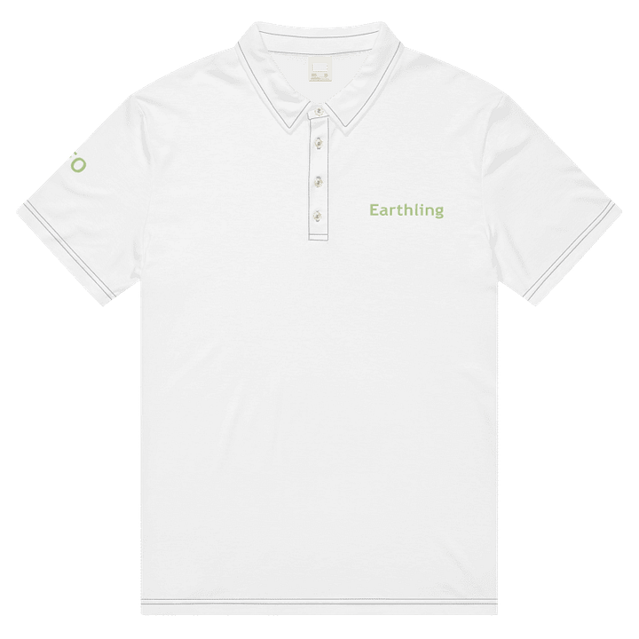 Earthling Alien Geek believe Sci Fi Men's All-Over Print Slim Fit Polo Shirt product image (1)