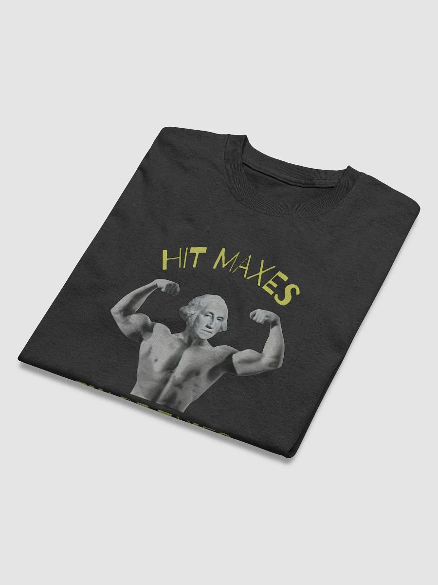 "Hit Maxes, Evade Taxes Shirt – Hilarious T-Shirt for Fitness Lovers" product image (4)
