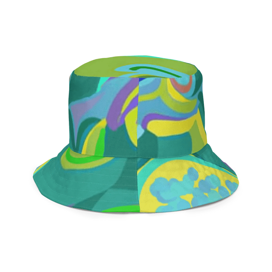 Swirls of Serenity Reversible Bucket Hat product image (6)