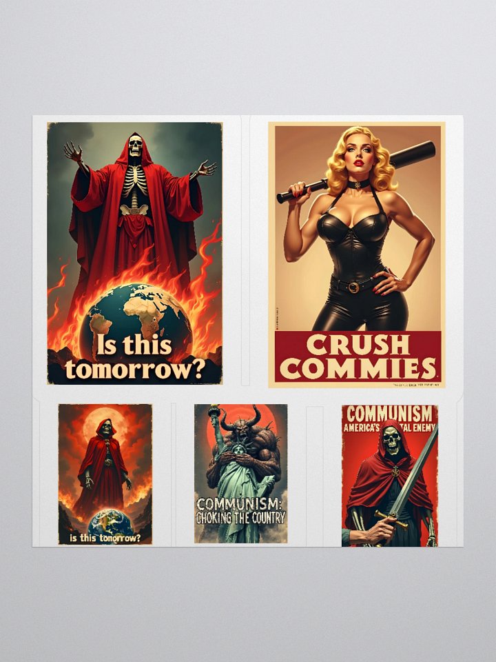 Anti Commie Stickers product image (1)