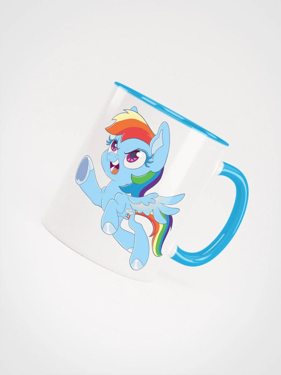 Rainbow Dash Ceramic Mug with Color Inside product image (4)