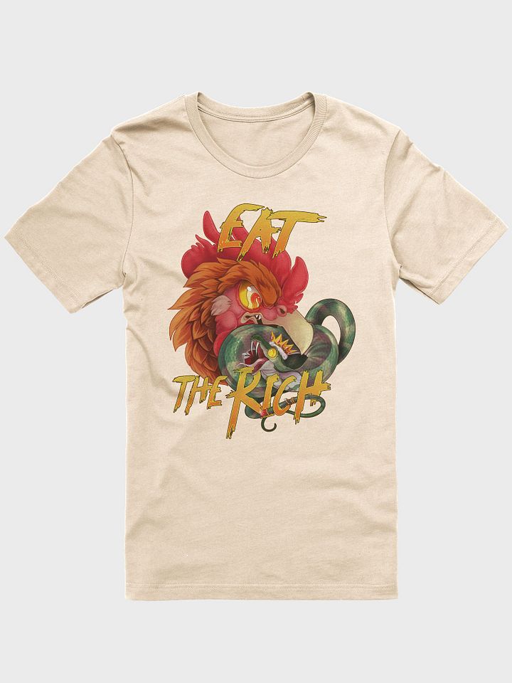 EAT THE RICH | Front print T-shirt [ PRINT ON DEMAND ] product image (1)
